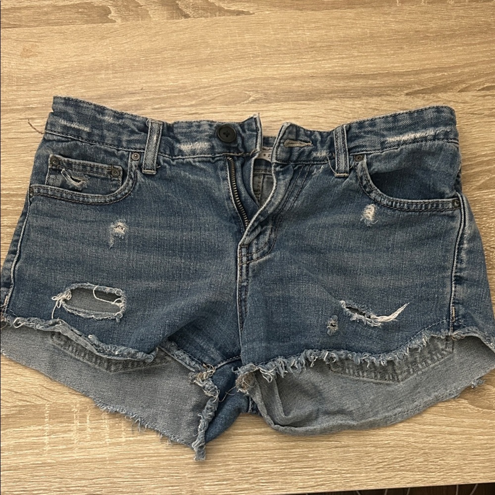 Free People Women's Distressed Shorts
